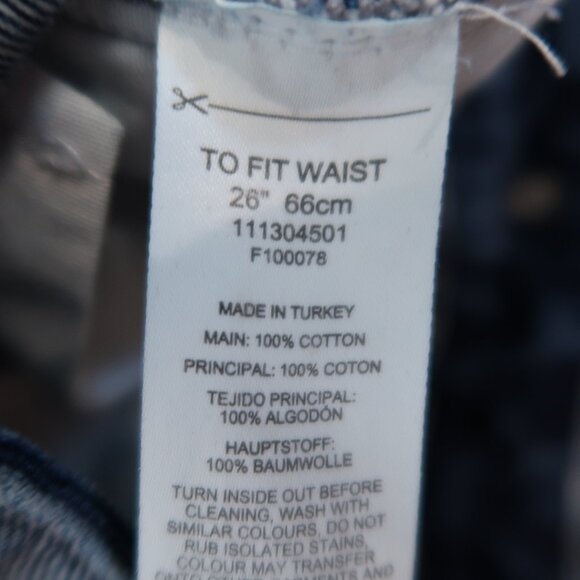 ASOS Collusion Womens 005 Straight Jeans Denim Blue Pants 26 - Picture 15 of 17